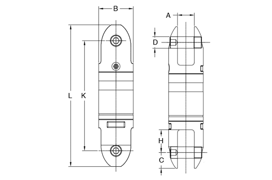 Bullet Style Lifting Swivels Yoke - Image 2