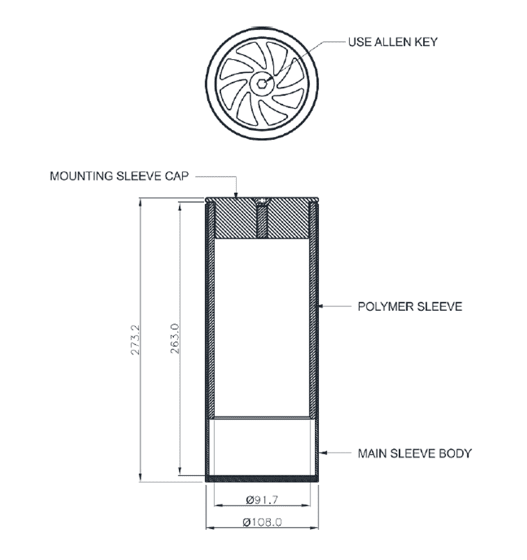 Concrete Insert Concealed for Davit - Image 3