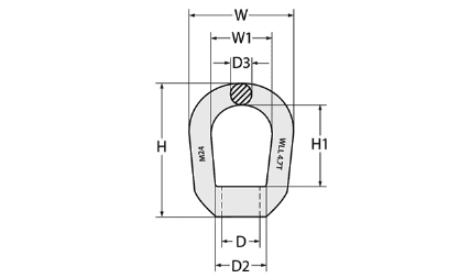 Eye Nut Bow Zinc - Image 2