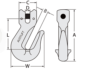 G100 Clevis Grab Hook - Image 2