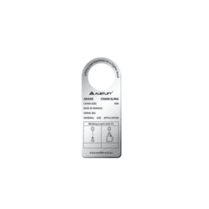G80/G100 Chain Single Leg Chain Sling Tag SWL S/Steel
