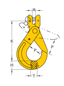 G80 Self Locking Hook Clevis Yoke - Image 2