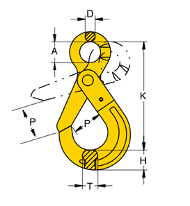 G80 Self Locking Hook Eye Type Yoke - Image 5