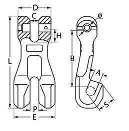G80 Shortening Clutch Clevis Type CC - Image 2