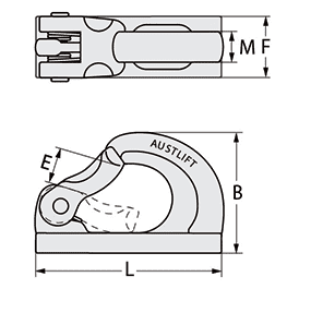 G80 Weld On Hook Type WH - Image 2