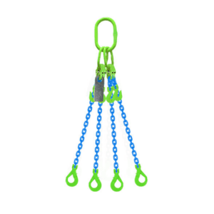 Grade 100 Chain Sling 13mm 4leg Effective Length C/W Clevis Type Grab Shortner And Clevis Self Locking Hook Tested