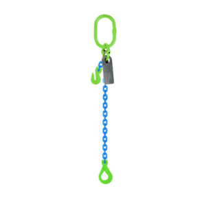 Grade 100 Chain Sling 16mm 1leg Effective Length C/W Clevis Type Grab Shortner And Clevis Self Locking Hook Tested