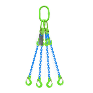 Grade 100 Chain Sling 16mm 4leg Effective Length C/W Clevis Type Grab Shortner And Clevis Sling Hook Tested