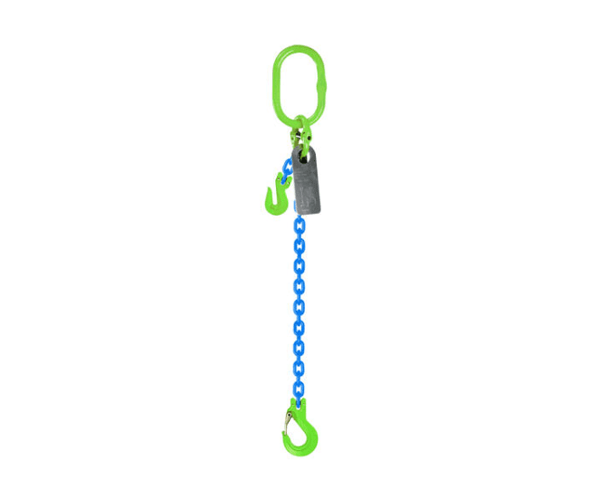 Grade 100 Chain Sling 6mm 1leg Effective Length C/W Clevis Type Grab Shortner And Clevis Sling Hook Tested