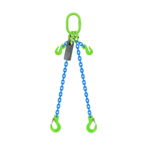 Grade 100 Chain Sling 10mm 2leg Effective Length C/W Clevis Type Grab Shortner And Clevis Sling Hook Tested