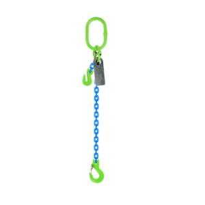 Grade 100 Chain Sling 8mm 1leg Effective Length C/W Clevis Type Grab Shortner And Clevis Sling Hook Tested