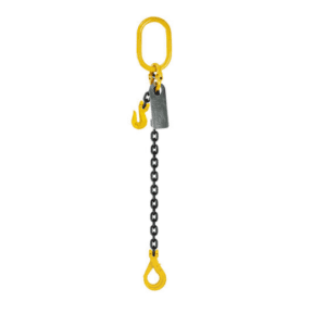 Grade 80 Chain Sling 10mm 1leg Effective Length C/W Clevis Type Grab Shortner And Clevis Self Locking Hook Tested