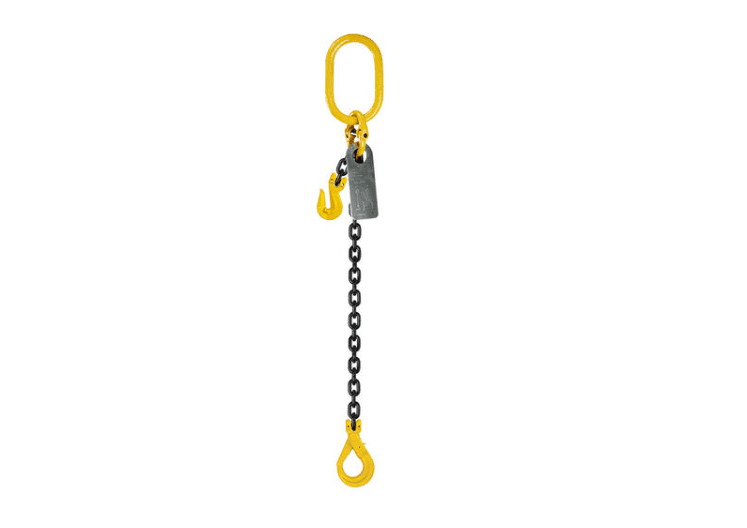Grade 80 Chain Sling 13mm 1leg Effective Length C/W Clevis Type Grab Shortner And Clevis Self Locking Hook Tested