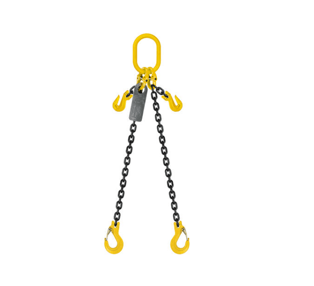 Grade 80 Chain Sling 16mm 2leg Effective Length C/W Clevis Type Grab Shortner And Clevis Sling Hook Tested
