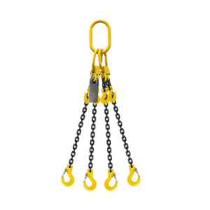 Grade 80 Chain Sling 16mm 4leg Effective Length C/W Clevis Type Grab Shortner And Clevis Sling Hook Tested