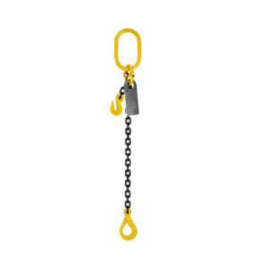 Grade 80 Chain Sling 7mm 1leg Effective Length C/W Clevis Type Grab Shortner And Clevis Self Locking Hook Tested