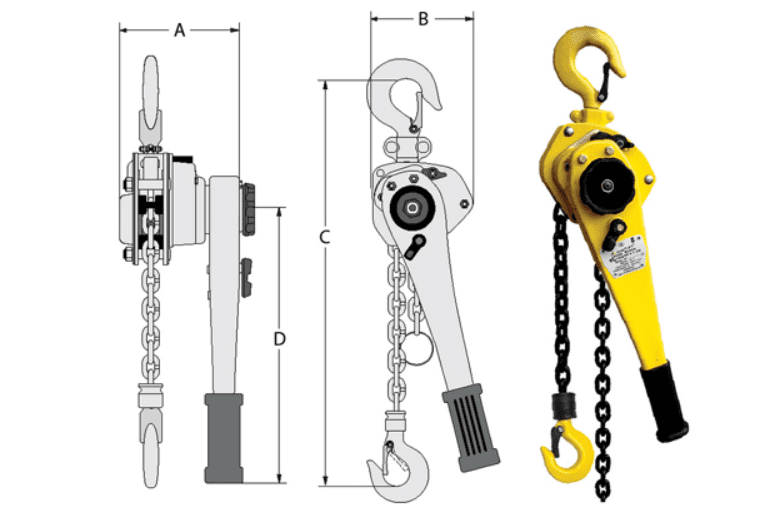 Industrial Lever Block 3M Model AL-3 - Image 2