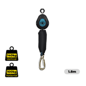 Inertia Reel EWP 1.8M with Heavy Duty Casing (Sharp Edge) Swivel Hook Load indicator Equipped suitable for EWP usage