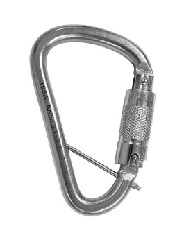 Karabiner Stainless Steel Triple Action Opening 25.4mm Captive Pin - Image 2