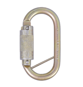 Karabiner Steel Quarter Turn Locking Gate Opening 17mm Captive Pin