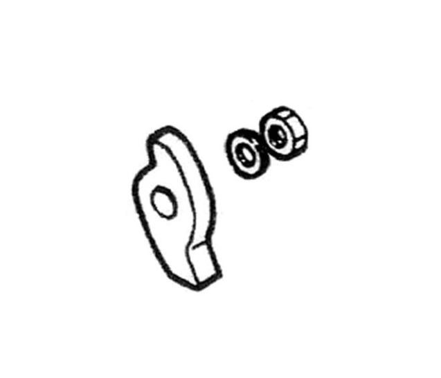 L/Block Brake Pawl C/W NUT & WASHER