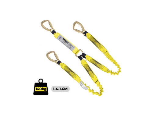 Lanyard Double Elasticated Triple Action Complies AS1891.5