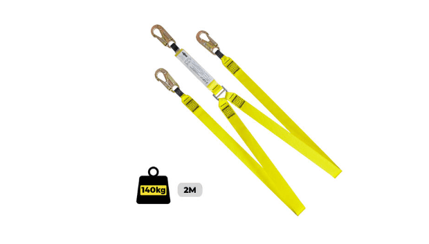 Lanyard Double Web 2M Double Action Snap Hook