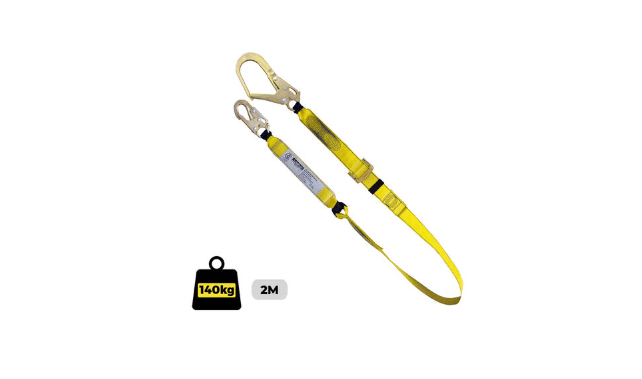 Lanyard Single Adjustable with Scaffold/Snap Hook Complies AS1891.5