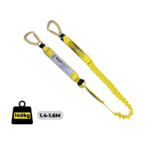 Lanyard Single Elasticated with Triple Action Hooks Complies AS1891.5