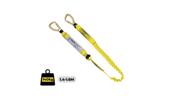 Lanyard Single Elasticated with Triple Action Hooks Complies AS1891.5