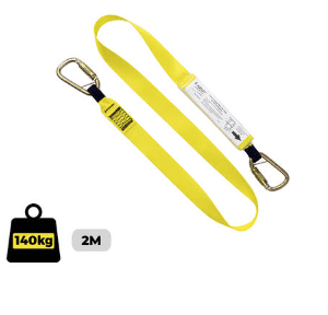 Lanyard Single Web 2M Triple Action Karabiners