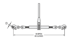 L/binder Ratchet Wing Grab Hook G100 - Image 3