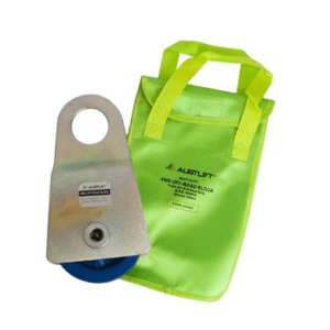 Off-Road Block c/w Vinyl Bag (4WD Recovery) MBS 8T, Sheave 125mm, wire rope 11mm 11mm