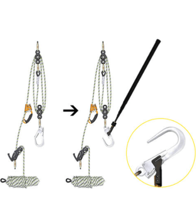 Rescue Pole fiber glass max length 2.4M min length 1.2M - Image 2