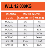 Round Sling 12T Orange - Image 2