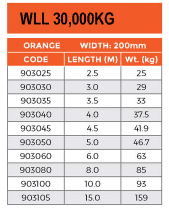 Round Sling 30T Orange - Image 2