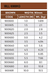 Round Sling 6T Brown - Image 2