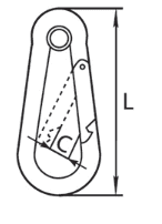 S/S Snap Hook DIN 5299 G316 - Image 2