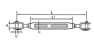 Stainless Steel TurnBuckle Jaw/Jaw G316 - Image 2