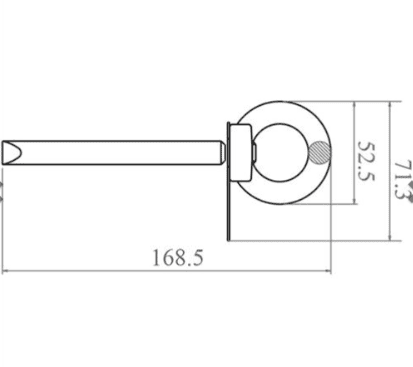 Stainless steel Anchor installed into concrete Conforms to EN795:2012 Type A rated at 15Kn single person - Image 2