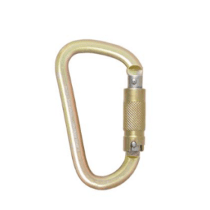 Steel Triple Action Karabiner. Rated at 40Kn. Gate opening 22mm. Conforms to EN362 (Click chat icon for Stock)