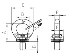 Stubby Eye Bolt - Image 3