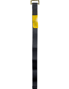 Tautliner Strap Black with Bent Rail Hook 44mmx850mm LC 1000KG