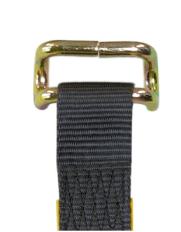 Tautliner Strap Black with Bent Rail Hook 44mmx850mm LC 1000KG - Image 2