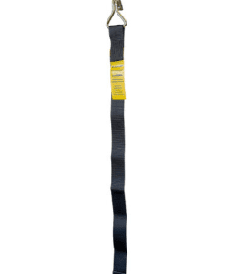 Tautliner Strap Black with Double J Hook 44mmx850mm LC1000KG