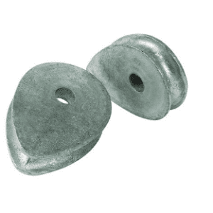 Thimble Solid Eye With Pilot Hole
