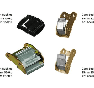 Tie Down Cam Buckle C/W Led Ped 51mm/LC550kg