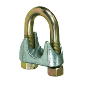 Wire Rope Grip Commercial Zinc Plated
