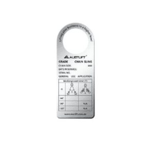G80/G100 Chain Multi Leg Chain Sling Tag SWL S/Steel
