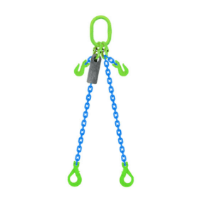 Grade 100 Chain Sling 16mm 2 leg Effective Length Effective Length C/W Clevis Type Grab Shortner And Clevis Self Locking Hook Tested